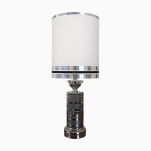 Ceramic and Chrome Table Lamp, 1970s