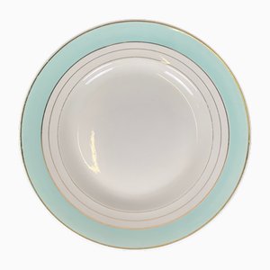 Régence Round Dish from Lunéville, Late 19th Century