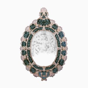 Specchio in vetro di Murano di Fratelli Tosi Murano