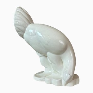 Hühnchen aus Steingut von Jacques Adnet, 1930er