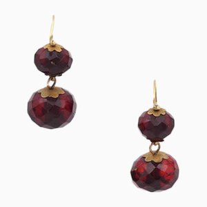 Georgian Amber Earrings, Set of 2
