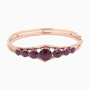Perpignan Garnet Bangle Bracelet