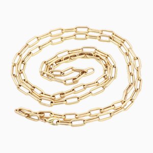 Long Chain Paperclip Necklace