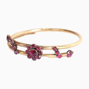Bracelet Jonc Perpignan Grenat