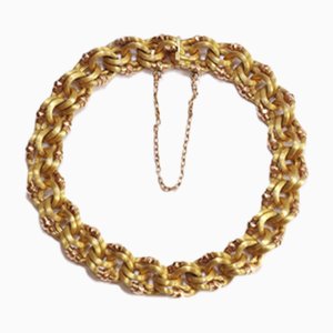 Brazalete antillano antiguo de oro de 18 kt