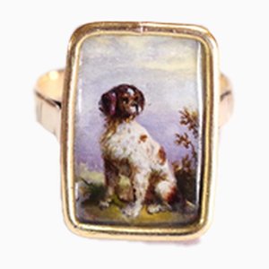 Viktorianischer Spaniel Brittany Dog Ring