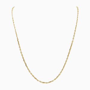 Lange 18 Karat Goldkabelkette