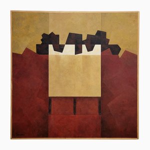 Julio Sendino, Water Encaustic Qvadrum, 2019, Peinture & Cire