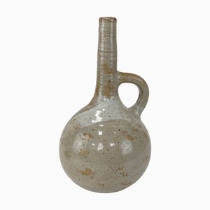 Jarrón vintage de gres de Eugène Lion, años 20