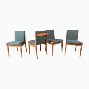Sillas de comedor atribuidas a ISA Bergamo, años 60. Juego de 4
