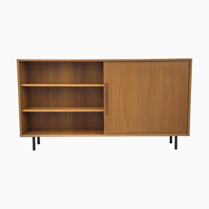 Teak Bookcase with One Sliding Door from Wk Möbel, 1960s
