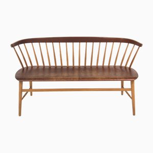 Scandinavian Model 150 Florett Bench in Teak from Wigells Brothers, Sweden, 1950s