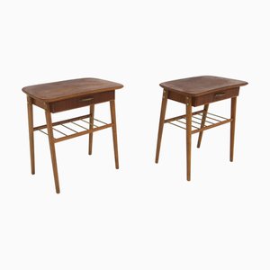 Teak Bedside Tables, Sweden, 1960s