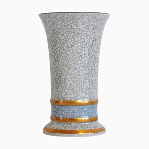 Crackle Glazed Vase from Royal Copenhagen, Denmark, 1964