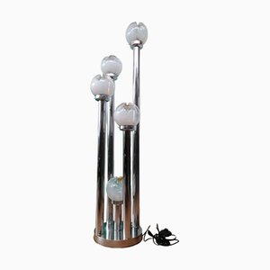 Murano Glass Floor Lamp with 5 Light Points by Toni Zuccheri for VeArt, 1970s
