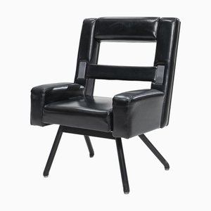 Kunstleder Sessel, Italien, 1980er