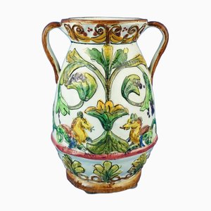 20th Century Ceramic Vase by the Civita Castellana Factory, Italy, 1920s