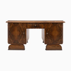 Art Deco Schreibtisch und Stuhl, Polen, 1930er, 2er Set