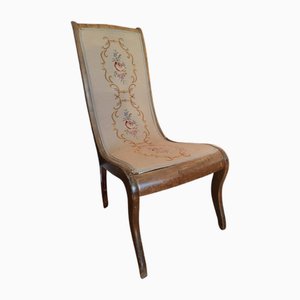 Chaise de Bureau Art Nouveau en Bois