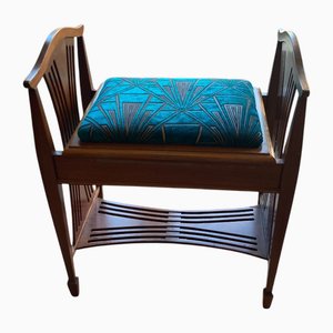 Art Deco Piano Stool with Lid, 1940s