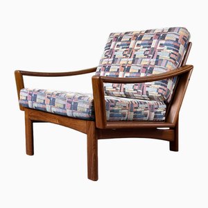 Teak Easy Chair from Glostrup Møbelfabrik, Denmark, 1970s