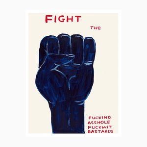 Fight Print by David Shrigley