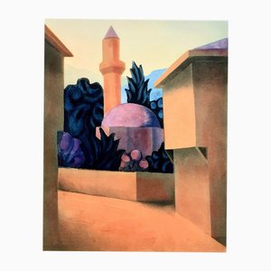 Salvatore Mangione (Salvo), El minarete, 1999, Grabado