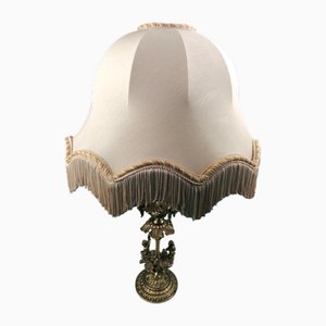 Lampe de Bureau en Laiton avec Angelots, 1890s