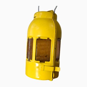 Camping Lamp in Yellow by Feuerhand, Germany, 1950s