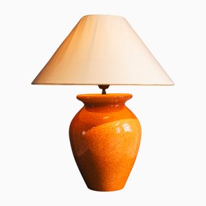 Lampada da tavolo vintage in terracotta di Robert Kostka per Kosta