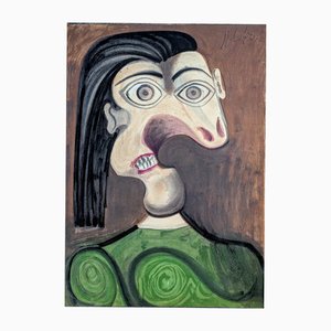 Pablo Picasso, Ritratto di Dora Maar, Fotolitografia in edizione limitata, 1954