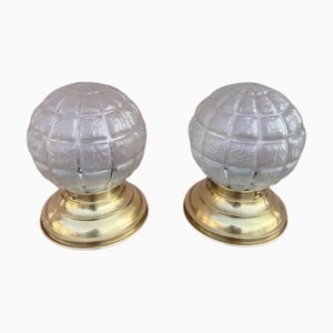 Art Nouveau Ceiling Lighta, Set of 2