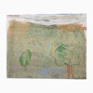 Guillain Siroux, Landschaft ohne Titel, 1982, Bemalte Leinwand
