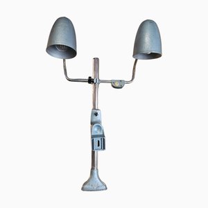 Industrial Metal Grey Lamp