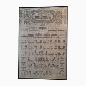 Affiche de Meubles Vintage de Thonet