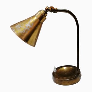 Tischlampe aus Messing, 1940er