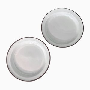 Handgefertigte Deep Teller Domino Nr. 14925 von Royal Copenhagen, 2er Set