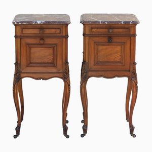 Louis XV Nachttische, Frankreich, 1900er 2er Set