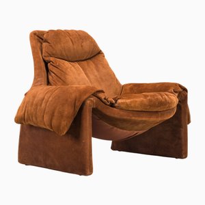 Sillón Proposals P60 de cuero de Vittorio Introini para Saporiti, Italia, años 60