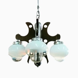Lustre à Suspension en Verre Murano de Mazzega, 1960s