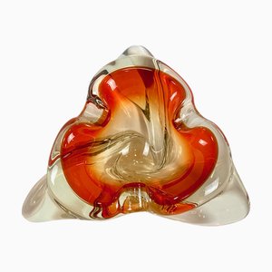 Cenicero de cristal de Murano, años 60