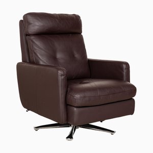 Conseta Leather Armchair in Brown from Cor