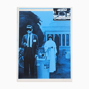 Jacques Monory, Big Brother, Original Signed Screenprint