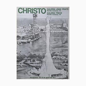 Christo, Galeria Joan Prats / Galeria Trece Poster, 1977, Lithograph