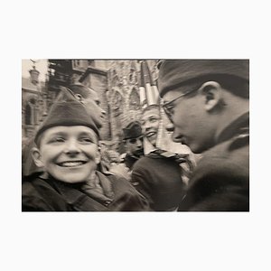 Christian Bellavia, Reise von Papst Johannes Paul II., Reims, Frankreich, 1996, Silbergelatineabzug