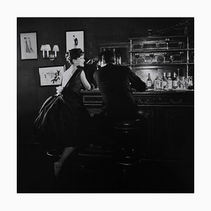 Pierre Boulat, Top Model Marie Helene, Silver Print, 1957, Framed