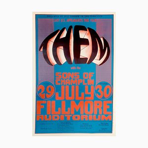 Wes Wilson, Sons of Champlin, Lithograph, 1966