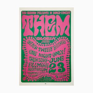 Wes Wilson, Fillmore, Gloria, Litografia, 1966