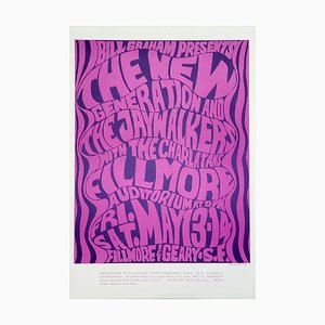 Wes Wilson, New Generation, Lithograph, 1966