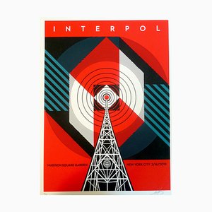 Shepard Fairey (Obey), Interpol, Original Silkscreen